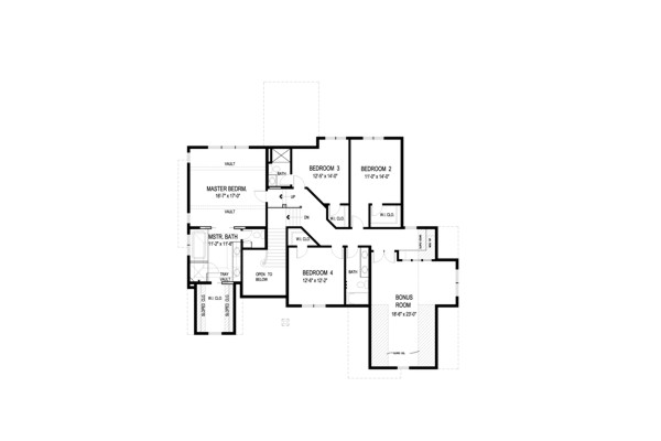 Upper Level Floorplan